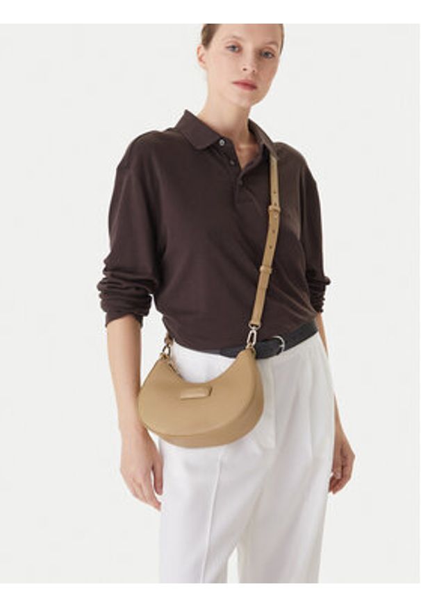 Lacoste Torebka NF5154AU Bordowy. Kolor: czerwony. Materiał: skórzane