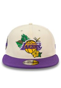 New Era Czapka z daszkiem Nba Floral 950 Lakers 60503484 Beżowy. Kolor: beżowy. Materiał: materiał