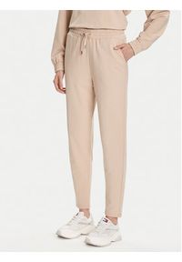 EA7 Emporio Armani Dres 7W000687 AF12502 U1046 Beżowy Regular Fit. Kolor: beżowy. Materiał: bawełna #5