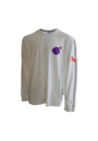 Puma - Koszulka PUMA x THE HUNDREDS Longsleeve T-shirt. Kolor: biały. Długość rękawa: długi rękaw