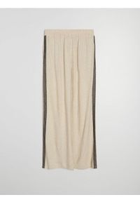 Sinsay - Spodnie wide leg - kremowy. Kolor: kremowy #1