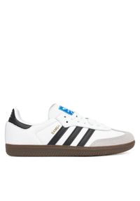 Adidas - adidas Sneakersy Samba Og B75806 Biały. Kolor: biały. Materiał: skóra