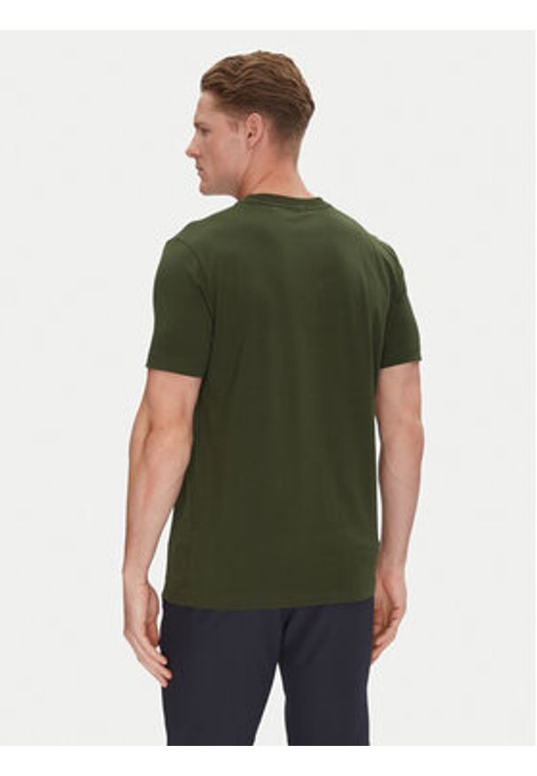 BOSS T-Shirt 50506373 Zielony Regular Fit. Kolor: zielony. Materiał: bawełna