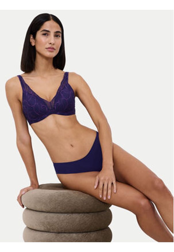 Triumph Figi klasyczne Smart Invisible 10224860 Niebieski. Kolor: niebieski. Materiał: syntetyk