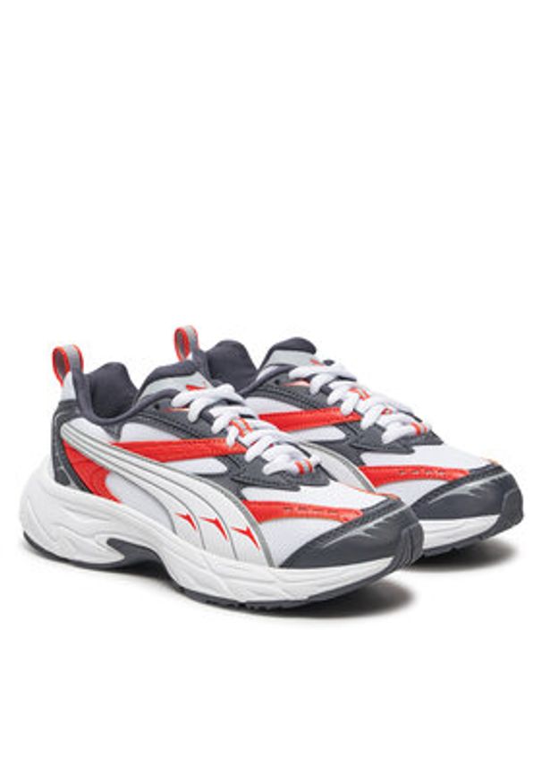 Puma Sneakersy Morphic Techie Jr 396621 06 Biały. Kolor: biały. Materiał: materiał