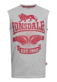 Klasyczny tank top Lonsdale Cleator. Kolor: szary #2