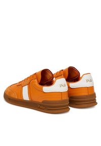 Polo Ralph Lauren Sneakersy Aera 804956688007 Pomarańczowy. Kolor: pomarańczowy. Materiał: skóra #2