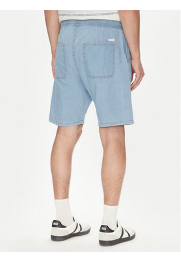 Jack & Jones - Jack&Jones Szorty jeansowe Tony 12270251 Niebieski Relaxed Fit. Kolor: niebieski. Materiał: bawełna