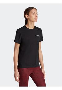 Adidas - adidas Koszulka techniczna IB4870 Czarny Regular Fit. Kolor: czarny. Materiał: bawełna #11