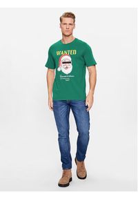 Jack & Jones - Jack&Jones T-Shirt 12246605 Zielony Standard Fit. Kolor: zielony. Materiał: bawełna