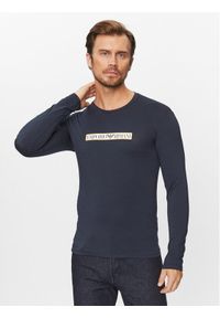 Emporio Armani Underwear Longsleeve 111023 3F517 00135 Granatowy Regular Fit. Kolor: niebieski. Materiał: bawełna. Długość rękawa: długi rękaw