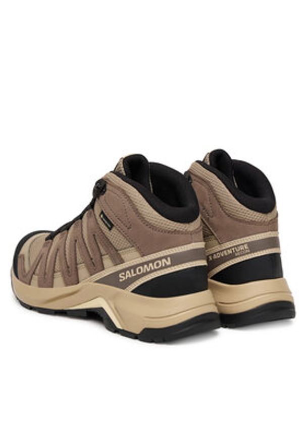 salomon - Salomon Trekkingi X-Adventure Recon Mid Gore-Tex L47815200 Brązowy. Kolor: brązowy. Materiał: materiał