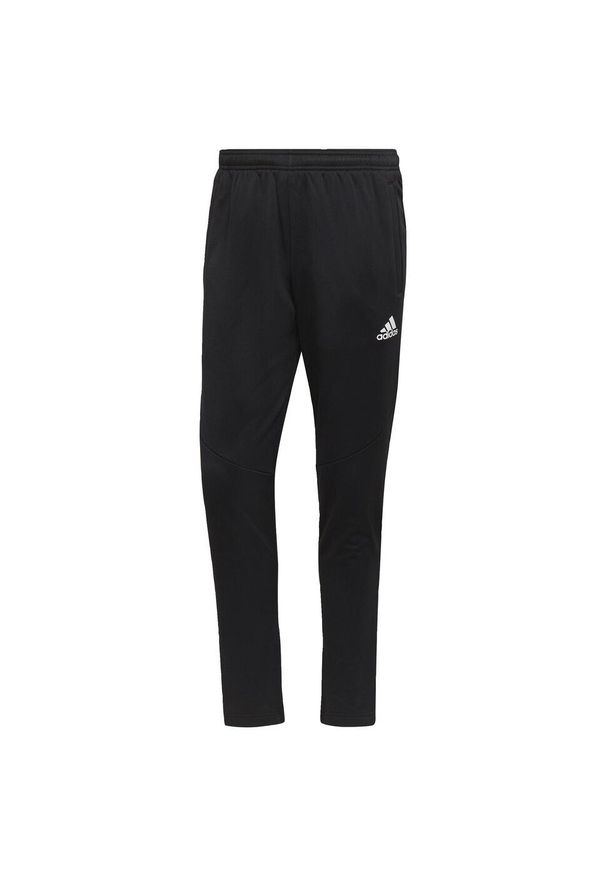 Adidas - Zwężany kombinezon do joggingu z małym logo adidas Aeroready Game and Go. Kolor: czarny. Materiał: dresówka. Długość: długie. Sport: bieganie