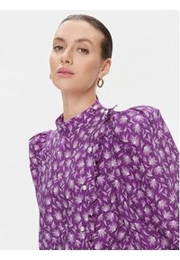 Custommade Bluzka Deia 999376294 Fioletowy Regular Fit. Kolor: fioletowy. Materiał: bawełna #4