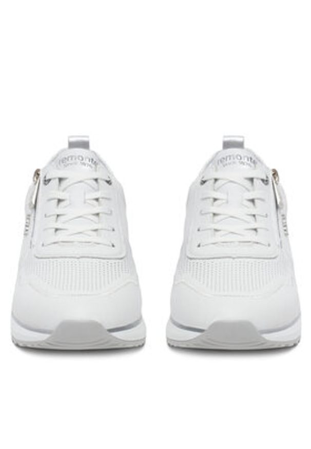 Remonte Sneakersy D1G09-80 Biały. Kolor: biały. Materiał: materiał, syntetyk