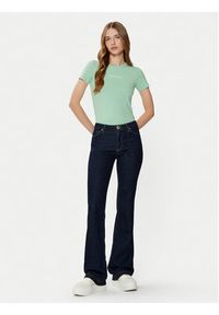Guess Jeans T-Shirt W4YI01 J1314 Zielony Regular Fit. Kolor: zielony. Materiał: bawełna #5