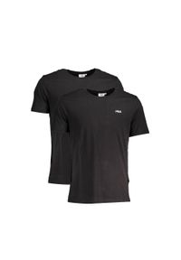 Fila - T-shirt Męski Brod 2pak. Kolor: czarny. Sport: turystyka piesza