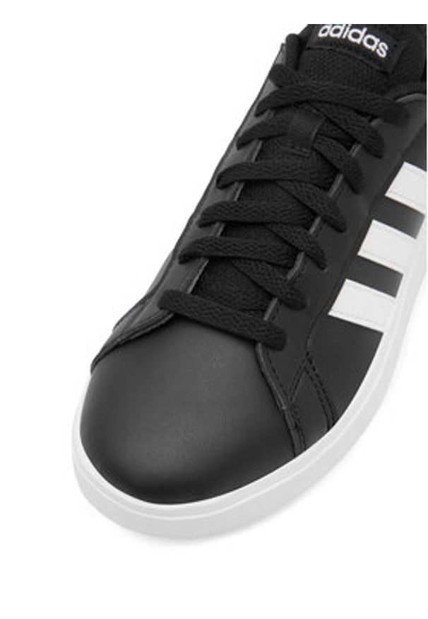 Adidas - adidas Sneakersy GRAND COURT BASE 2.0 GW9262 Czarny. Kolor: czarny. Materiał: materiał, skóra