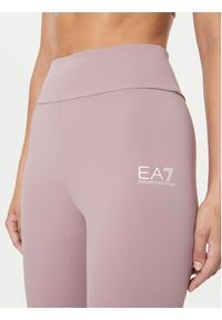 EA7 Emporio Armani Legginsy 6DTP21 TJKLZ 1341 Różowy Slim Fit. Kolor: różowy. Materiał: syntetyk #2