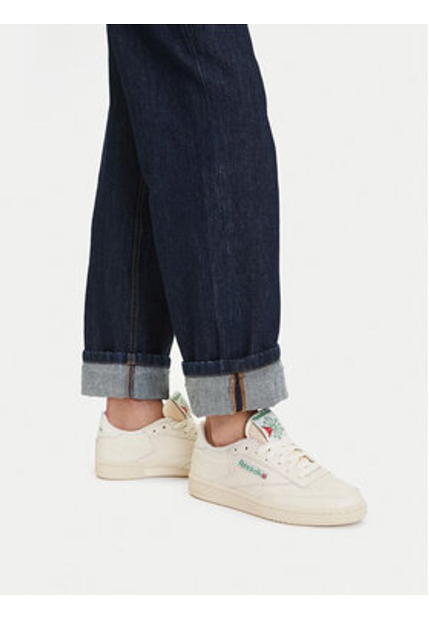 Reebok Sneakersy EO-CLUB C 85 VINTAGE 100007797 Écru. Kolor: kremowy. Materiał: skóra. Model: Reebok Club