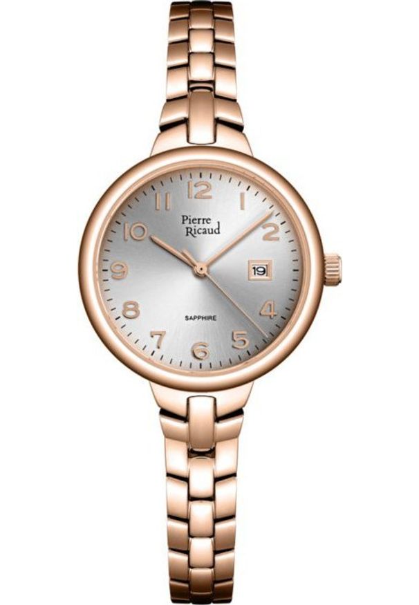Zegarek damski Pierre Ricaud P23007.9127Q różowe złoto. Kolor: złoty, wielokolorowy, różowy