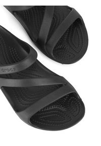 Crocs Klapki KADEE II SANDAL W 206756-001 Czarny. Kolor: czarny. Materiał: syntetyk, materiał #4