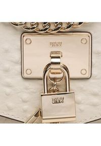 DKNY Torebka Elissa Sm Shoulder F R313CC81 Beżowy. Kolor: beżowy. Materiał: skórzane #4
