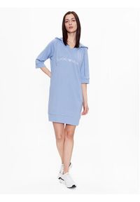 Emporio Armani Underwear Sukienka dzianinowa 164677 3R268 00291 Niebieski Regular Fit. Kolor: niebieski. Materiał: bawełna, dzianina #3