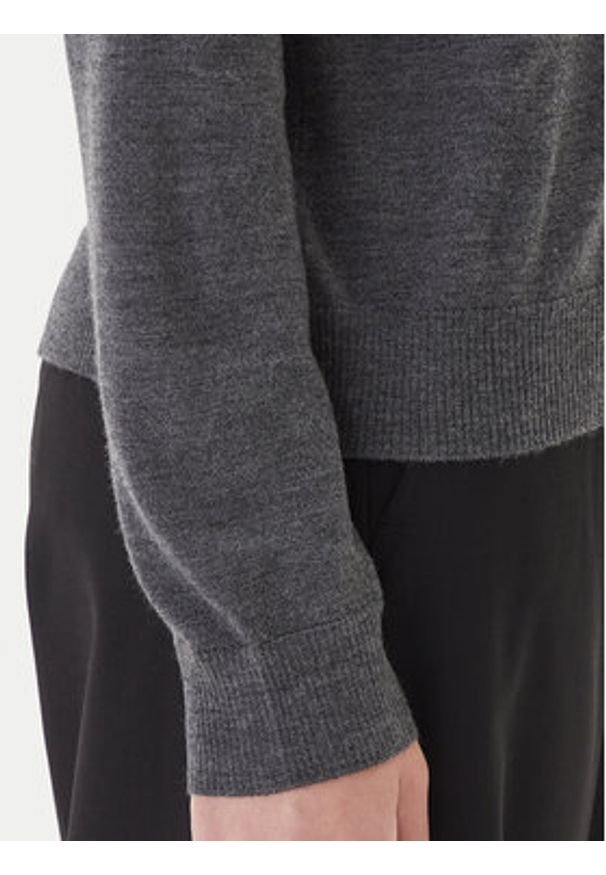 Weekend Max Mara Sweter Fiocchi 2525366042 Szary Regular Fit. Kolor: szary. Materiał: wełna