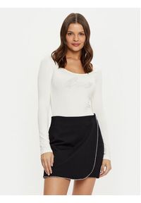 Guess Body W5RP00 K68D2 Écru Slim Fit. Materiał: wiskoza #10