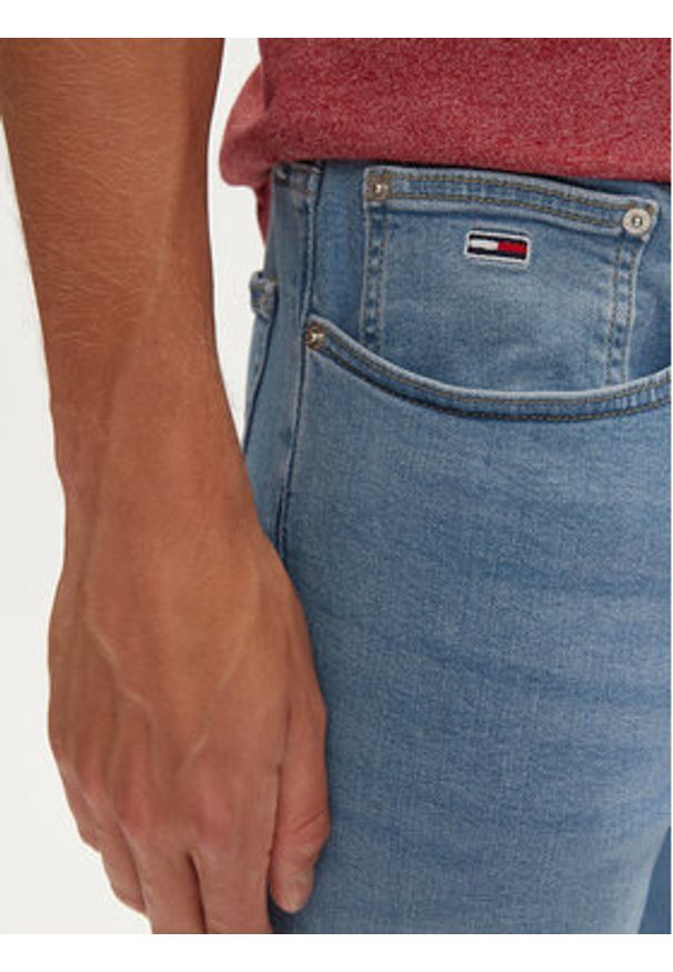 Tommy Jeans Jeansy Austin DM0DM20174 Niebieski Slim Tapered Fit. Kolor: niebieski