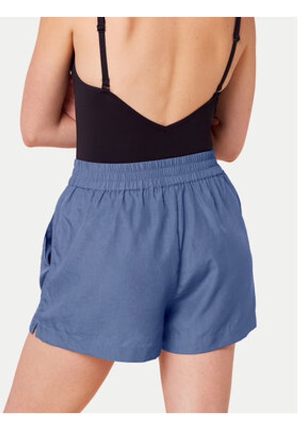 Triumph Szorty materiałowe Beach MyWear 10218548 Niebieski Regular Fit. Kolor: niebieski. Materiał: bawełna