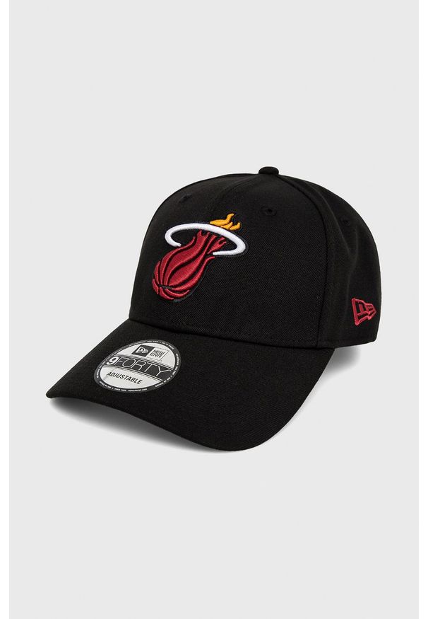 New Era - Czapka. Kolor: czarny. Wzór: aplikacja