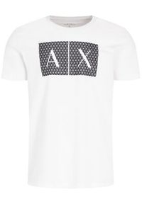 Armani Exchange T-Shirt 8NZTCK Z8H4Z 1100 Biały Slim Fit. Kolor: biały. Materiał: bawełna #2