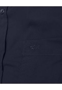 PAUL & SHARK - Granatowa bawełniana koszula. Okazja: na co dzień. Kolor: niebieski. Materiał: bawełna. Styl: klasyczny, casual #3