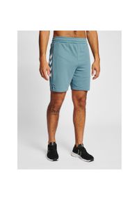 Krótka Hummel TE Topaz. Kolor: turkusowy, niebieski, wielokolorowy, zielony. Materiał: dzianina. Długość: krótkie. Sport: fitness #1