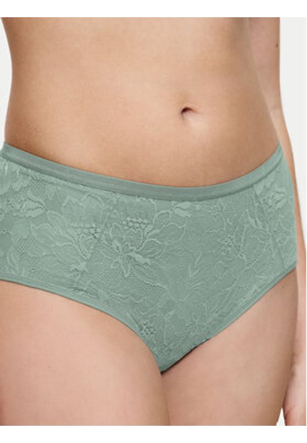 Triumph Figi klasyczne z wysokim stanem Amourette Charm 10216997 Zielony. Stan: podwyższony. Kolor: zielony. Materiał: syntetyk