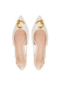 Coccinelle Baleriny C-Me E4 SB3 21 02 01 Biały. Kolor: biały. Materiał: skóra #3