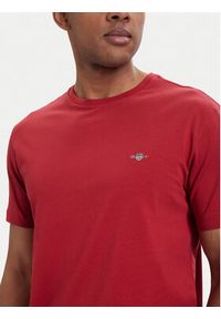GANT - Gant T-Shirt Shield 2003184 Czerwony Regular Fit. Kolor: czerwony. Materiał: bawełna #3