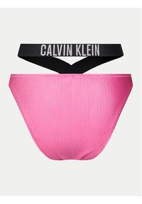 Calvin Klein Swimwear Dół od bikini KW0KW02391 Różowy. Kolor: różowy. Materiał: syntetyk #5