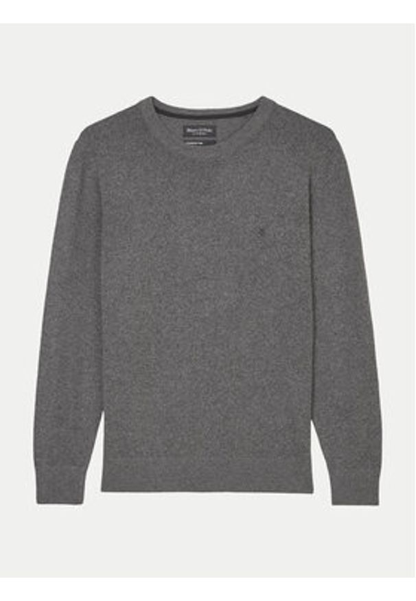 Marc O'Polo Sweter M29 5144 60504 Szary Regular Fit. Typ kołnierza: polo. Kolor: szary. Materiał: bawełna