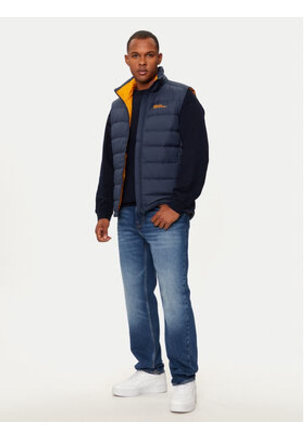 Jack Wolfskin Kamizelka Ather 1207691 Granatowy Regular Fit. Kolor: niebieski. Materiał: syntetyk