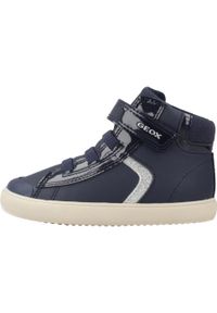 Geox - Buty GEOX B GISLI GIRL Niebieski. Kolor: niebieski. Materiał: syntetyk, tkanina. Sport: turystyka piesza