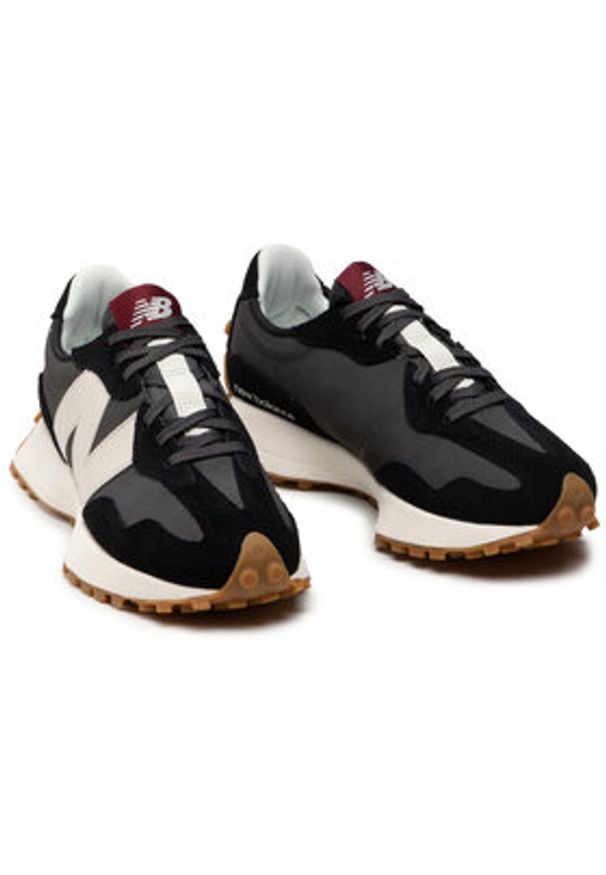 New Balance Sneakersy WS327KC Czarny. Kolor: czarny. Materiał: zamsz, skóra