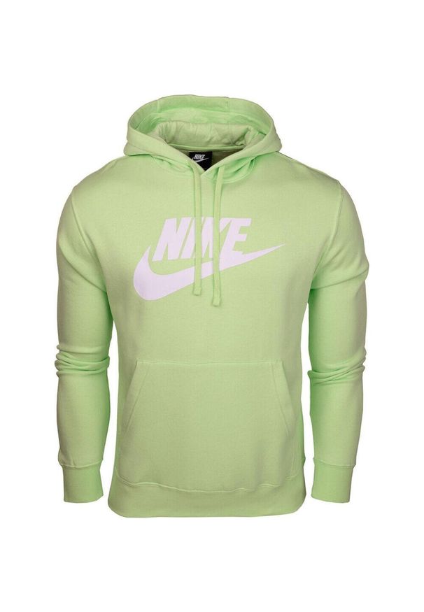 Bluza sportowa męska Nike NSW Club Hoodie. Kolor: zielony. Materiał: bawełna