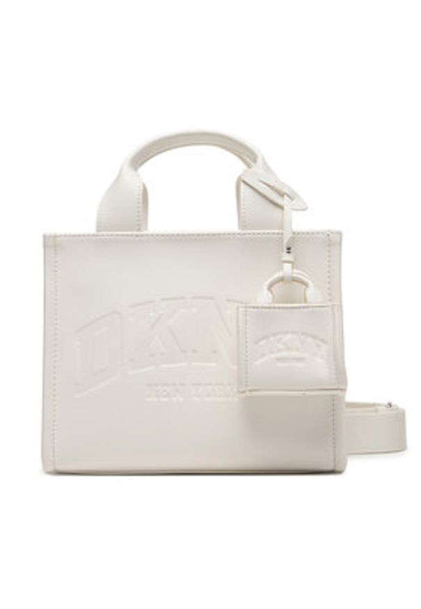 DKNY Torebka R53AAC80 Écru. Materiał: skórzane