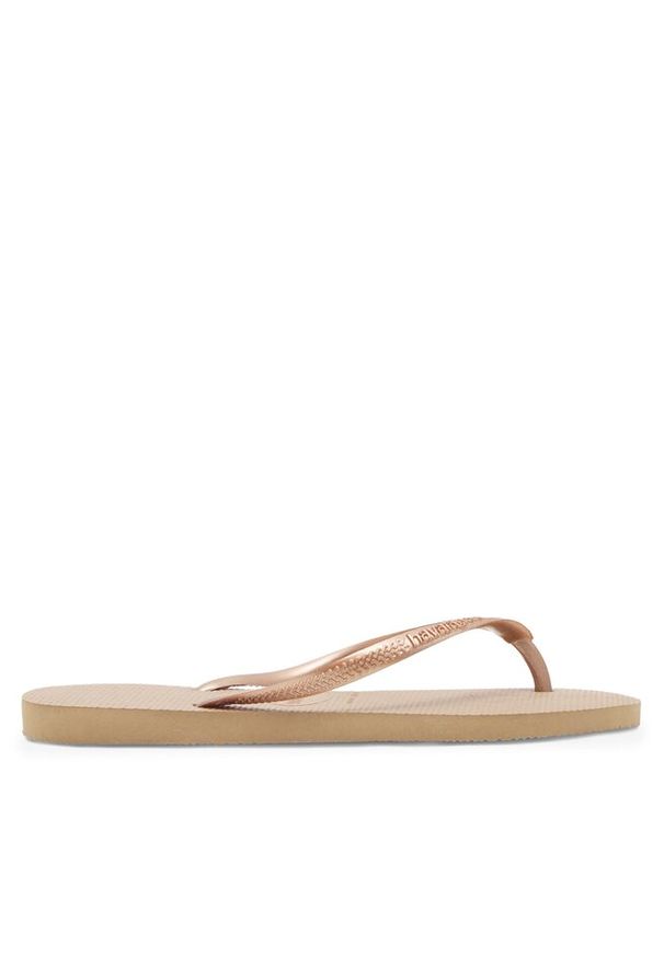 Japonki Havaianas. Kolor: złoty