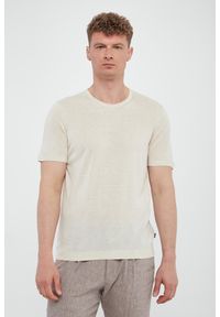 T-shirt męski dzianinowy Marosoro JOOP!. Materiał: dzianina #4