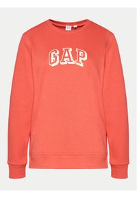 GAP - Gap Bluza 885586-00 Koralowy Regular Fit. Kolor: pomarańczowy. Materiał: syntetyk
