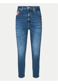 Tommy Jeans Jeansy DW0DW20224 Niebieski Mom Fit. Kolor: niebieski